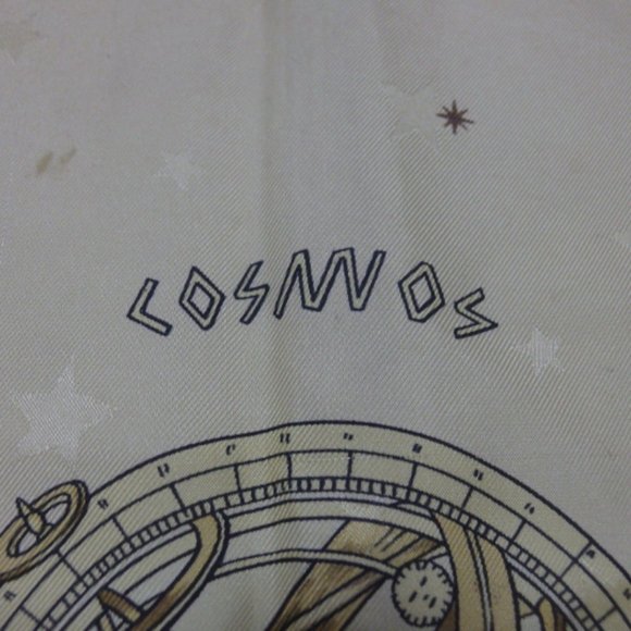 HERMES Silk Scarf Cosmos Jacquard Weave Stars 90cm - Picture 7 of 10